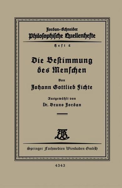 Produktbild: Die Bestimmung des Menschen