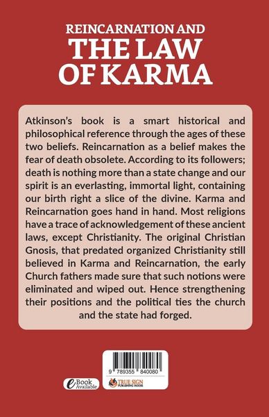 Produktbild: Reincarnation And The Law of Karma