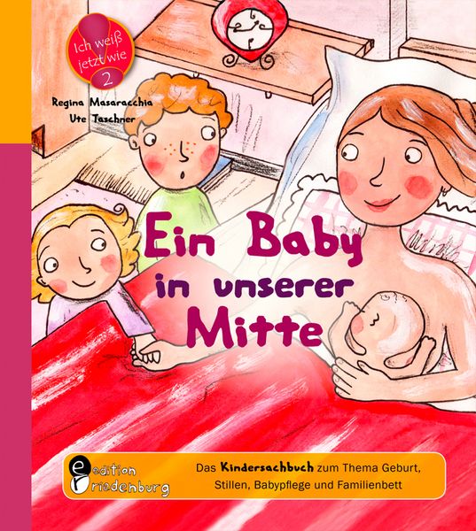 Produktbild: Ein Baby in unserer Mitte - Das Kindersachbuch zum Thema Geburt, Stillen, Babypflege und Familienbett