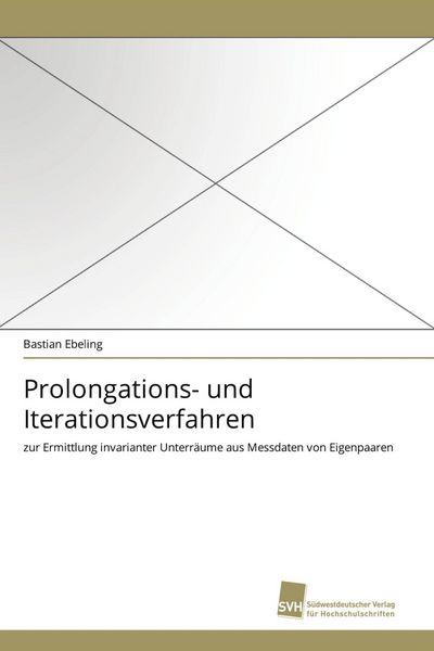 Produktbild: Prolongations- und Iterationsverfahren