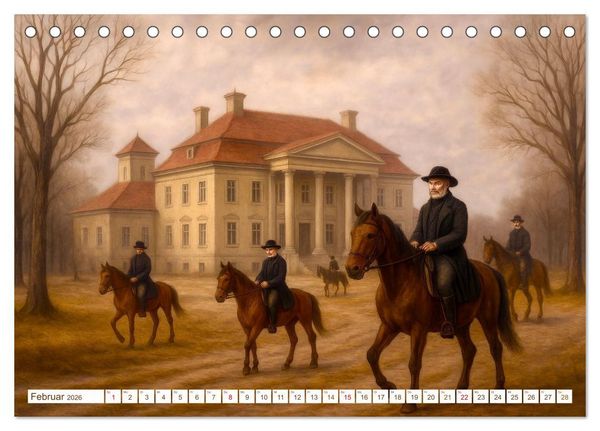 Produktbild: Theodor Fontane (Tischkalender 2026 DIN A5 quer), CALVENDO Monatskalender