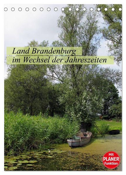 Produktbild: Land Brandenburg im Wechsel der Jahreszeiten (Tischkalender 2026 DIN A5 hoch), CALVENDO Monatskalender