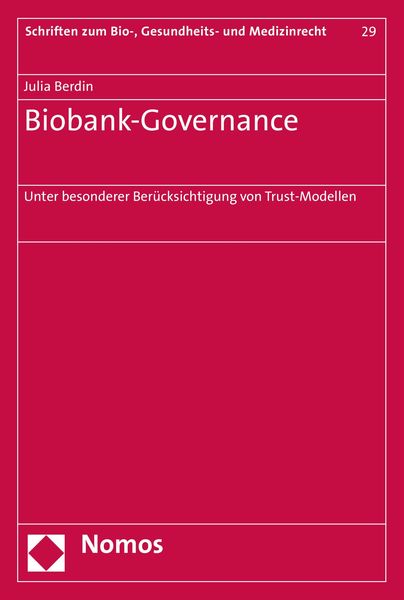 Produktbild: Biobank-Governance