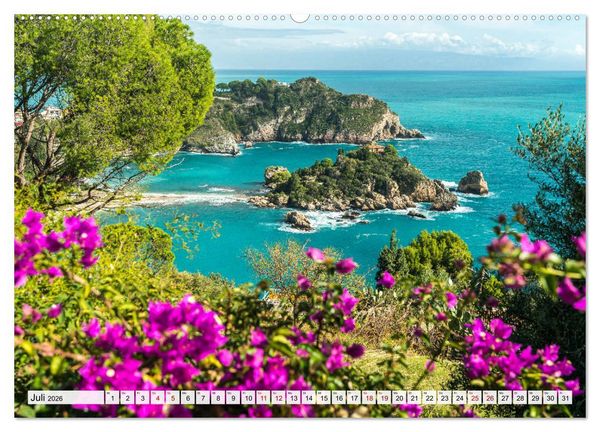 Produktbild: Sizilien - Taormina (Wandkalender 2026 DIN A2 quer), CALVENDO Monatskalender