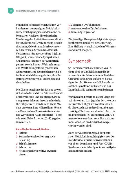 Produktbild: Naturheilpraxis: Postvirale M&uuml;digkeit
