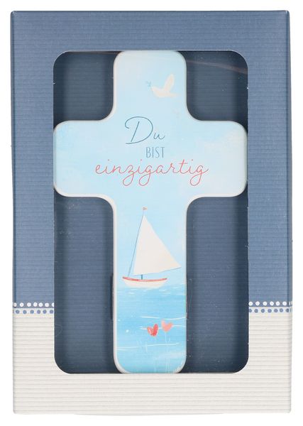 Produktbild: Kinderholzkreuz - Du bist einzigartig