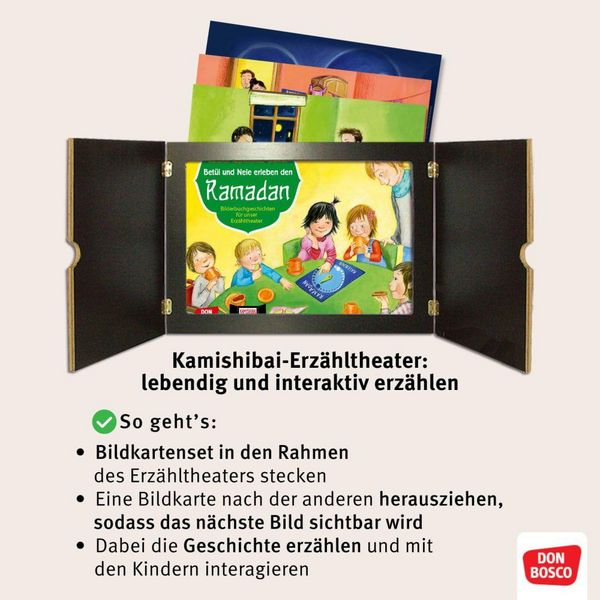 Produktbild: Bet&uuml;l und Nele erleben das Opferfest. Kamishibai Bildkartenset.