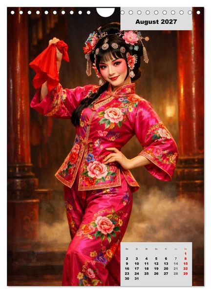 Produktbild: Masken und Magie &ndash; Die Gesichter der Peking-Oper (Wandkalender 2027 DIN A4 hoch), CALVENDO Monatskalender