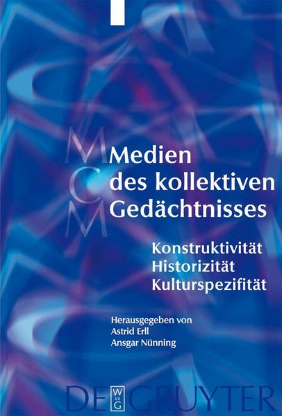 Produktbild: Medien des kollektiven Ged&auml;chtnisses