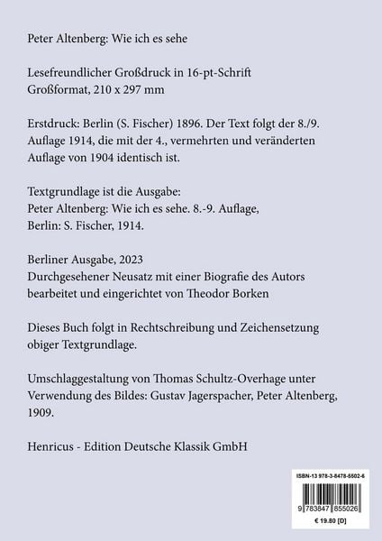 Produktbild: Wie ich es sehe (Gro&szlig;druck)