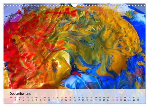 Produktbild: Malen. Impressionen aus der Welt der Farben (Wandkalender 2026 DIN A3 quer), CALVENDO Monatskalender
