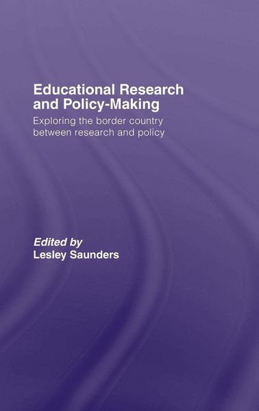 Produktbild: Educational Research and Policy-Making