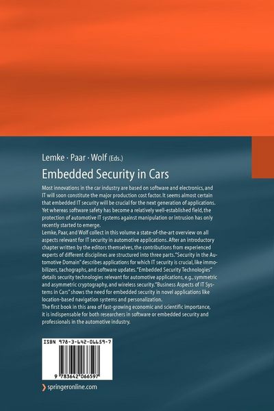 Produktbild: Embedded Security in Cars