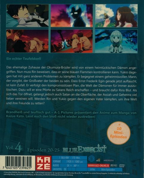 Produktbild: Blue Exorcist Vol. 4