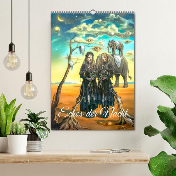 Produktbild: Echos der Nacht (Wandkalender 2027 DIN A2 hoch), CALVENDO Monatskalender