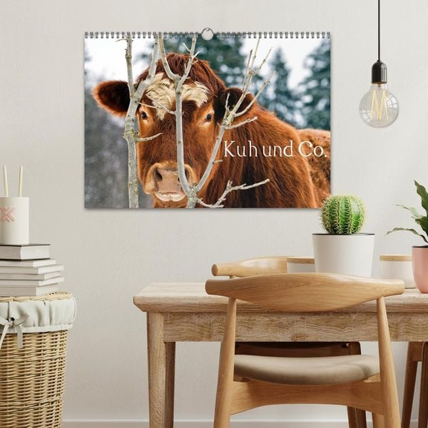 Produktbild: Kuh und Co. (Wandkalender 2026 DIN A3 quer), CALVENDO Monatskalender