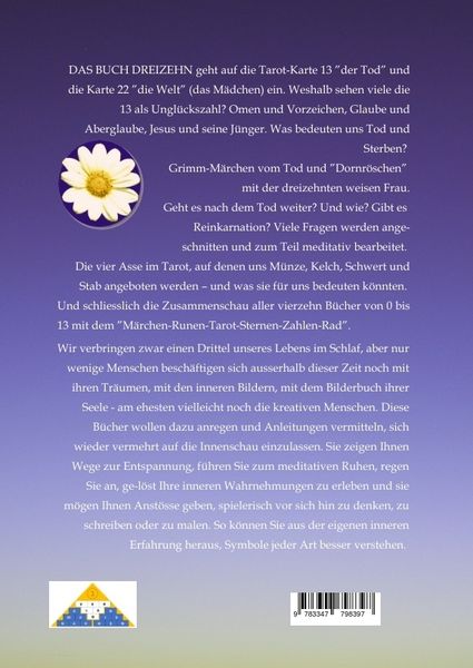 Produktbild: DAS BUCH DREIZEHN; Der Tod und das M&auml;dchen; Totentanz in Dichtung, Astrologie und Tarot; Der Tod in M&auml;rchen der Gebr&uuml;der Grimm