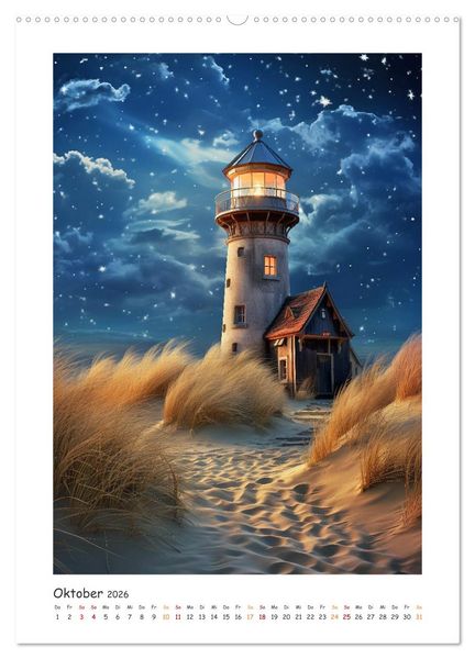 Produktbild: M&auml;rchenh&auml;user (Wandkalender 2026 DIN A2 hoch), CALVENDO Monatskalender