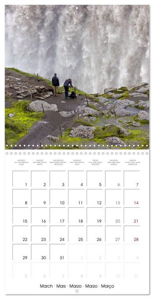 Produktbild: COLOURS OF ICELAND (Wall Calendar 2027 12 &times; 12 Inch) CALVENDO 12 Month Wall Calendar