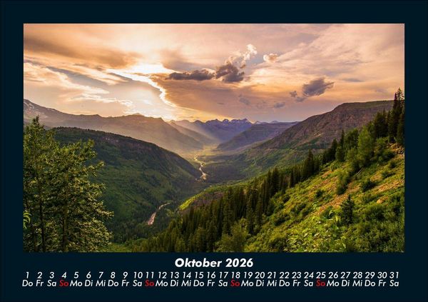 Produktbild: Landschaftskalender 2026 Fotokalender DIN A5