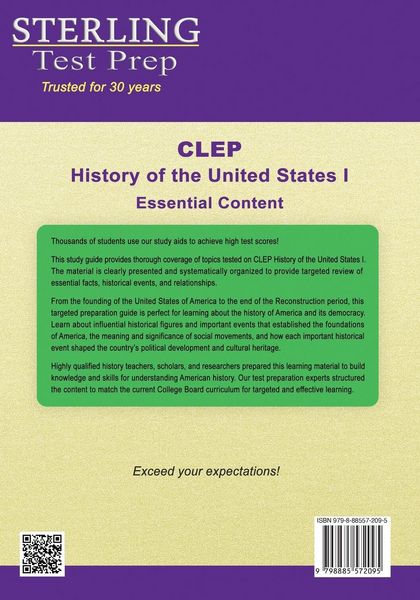 Produktbild: CLEP History of the United States I