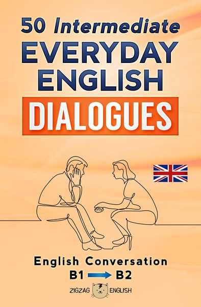 Produktbild: 50 Intermediate Everyday English Dialogues - B1/B2