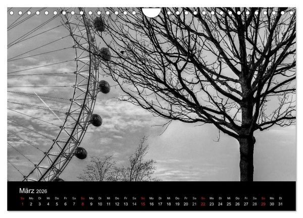 Produktbild: Unterwegs in London (Wandkalender 2026 DIN A4 quer), CALVENDO Monatskalender