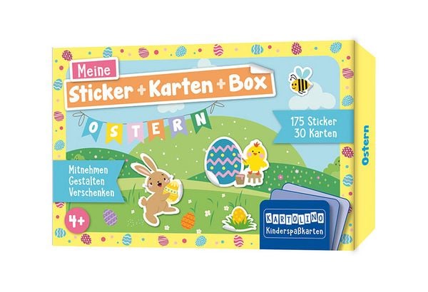 Meine Sticker + Karten + Box - Ostern, Set von , Circon Verlag GmbH, 978-3-8174-4740-4