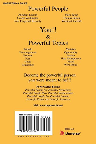 Produktbild: Powerful People Are Powerful Networkers