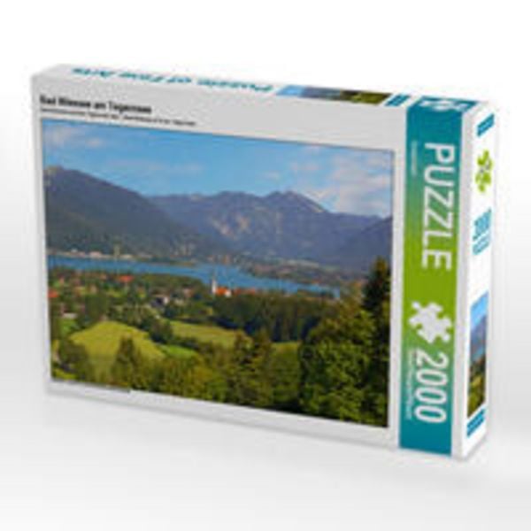 CALVENDO Puzzle Bad Wiessee am Tegernsee 2000 Teile Puzzle quer | 2000 Teile Lege-Größe 90 × 67 cm Foto-Puzzle für glückliche Stunden