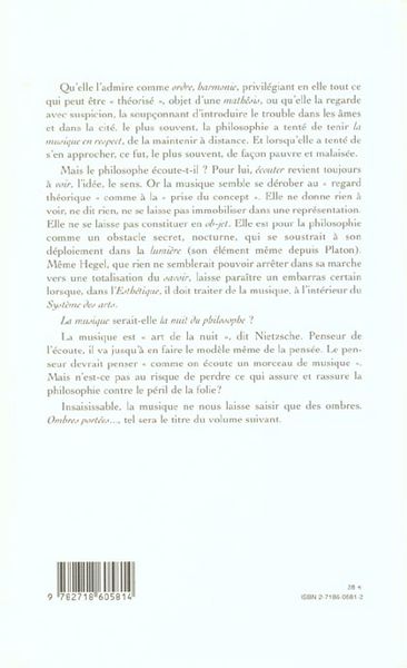 Produktbild: La musique en respect