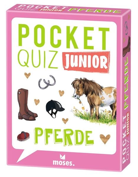 Pocket Quiz junior Pferde, Sonstige von Carola Kessel, Moses verlag, 9783964551047