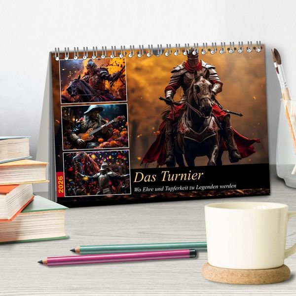 Produktbild: Das Turnier (Tischkalender 2026 DIN A5 quer), CALVENDO Monatskalender