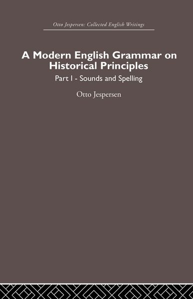 Produktbild: A Modern English Grammar on Historical Principles