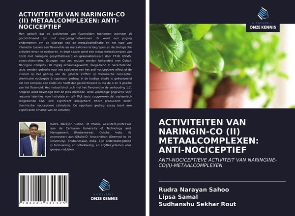 Produktbild: Activiteiten Van Naringin-Co (ii) Metaalcomplexen: Anti-Nociceptief