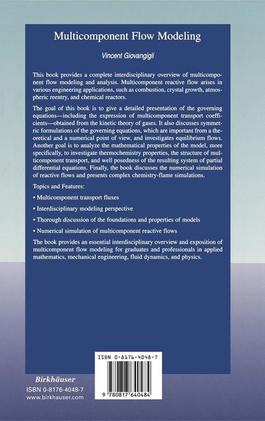 Produktbild: Multicomponent Flow Modeling