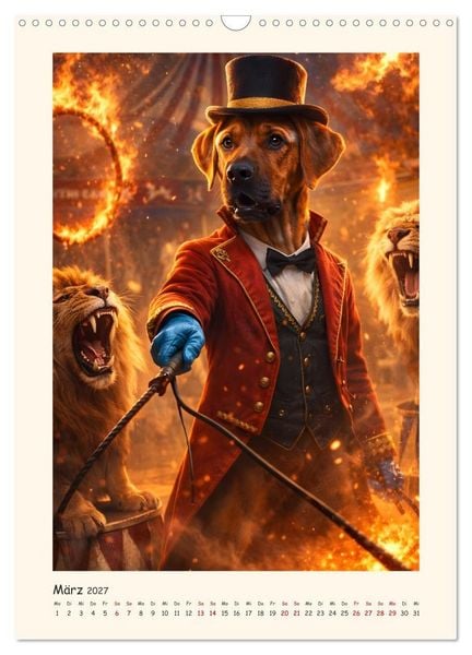 Produktbild: Rhodesian Ridgeback - Ein Hund mit vielen Talenten (Wandkalender 2027 DIN A3 hoch), CALVENDO Monatskalender
