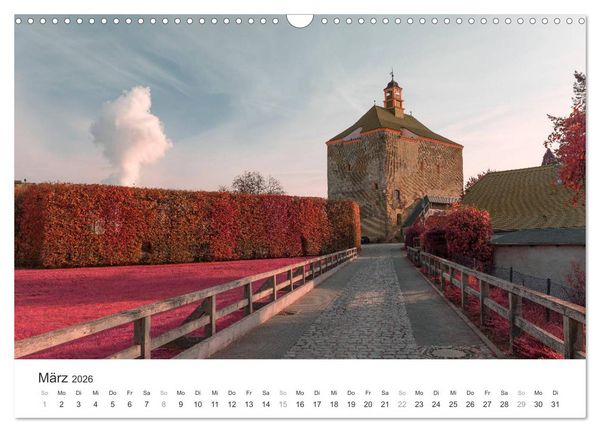 Produktbild: Cottbus und seine Umgebung in Infrarot (Wandkalender 2026 DIN A3 quer), CALVENDO Monatskalender