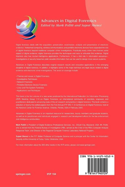 Produktbild: Advances in Digital Forensics
