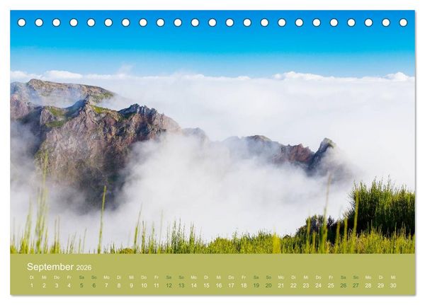 Produktbild: Berg, Land und Meer - Eine Reise durch die Landschaften (Tischkalender 2026 DIN A5 quer), CALVENDO Monatskalender