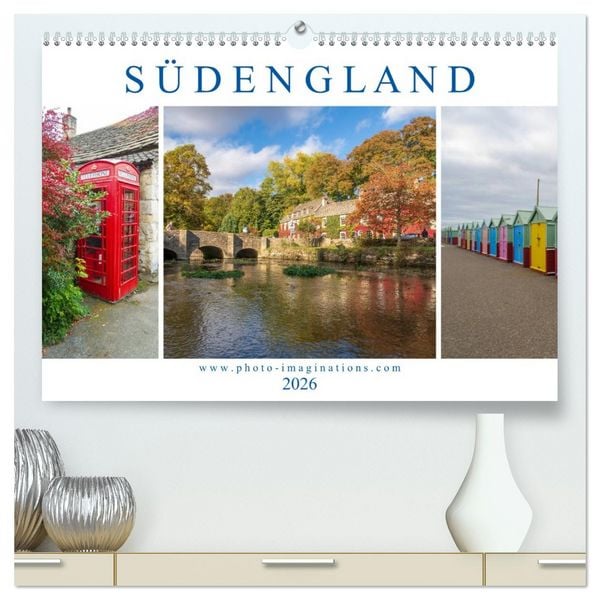 Produktbild: Bezauberndes S&uuml;dengland (hochwertiger Premium Wandkalender 2026 DIN A2 quer), Kunstdruck in Hochglanz