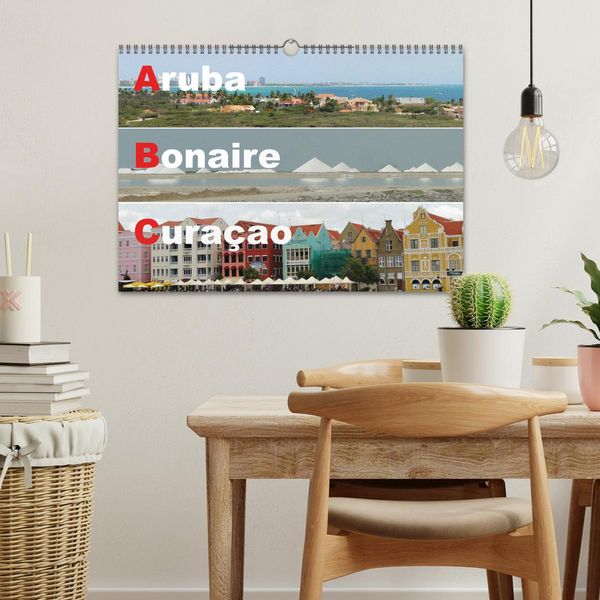 Produktbild: ABC: Aruba - Bonaire - Cura&ccedil;ao (Wandkalender 2026 DIN A3 quer), CALVENDO Monatskalender