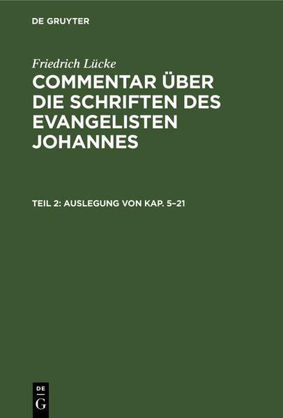 Produktbild: Auslegung von Kap. 5&ndash;21