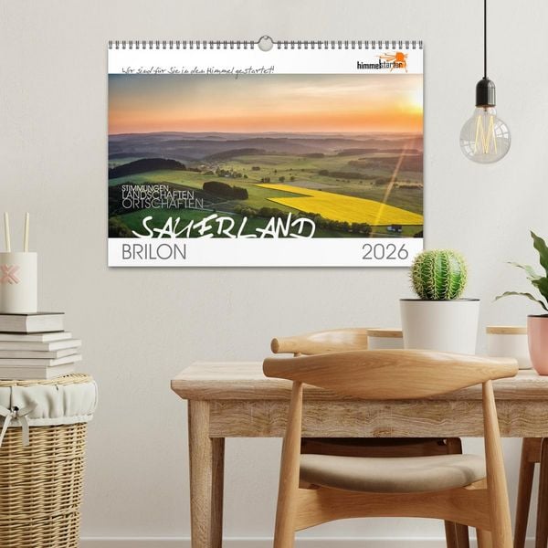 Produktbild: Das Sauerland bei Brilon aus der Vogelperspektive (Wandkalender 2026 DIN A3 quer), CALVENDO Monatskalender
