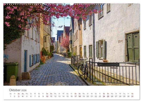 Produktbild: Augsburg Handel seit dem Mittelalter (hochwertiger Premium Wandkalender 2026 DIN A2 quer), Kunstdruck in Hochglanz