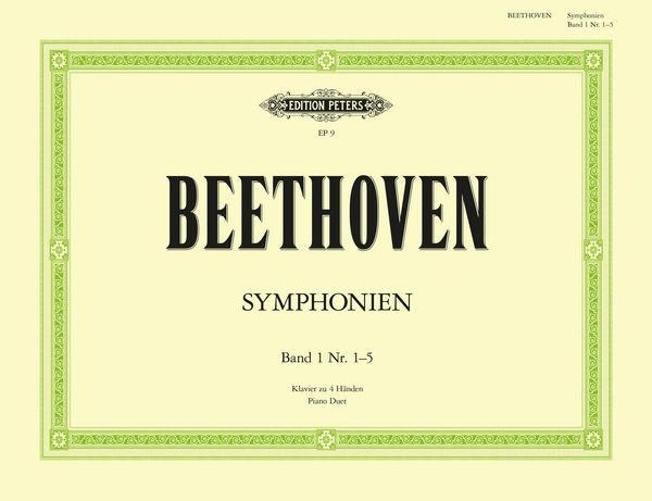 Produktbild: Symphonies No. 1-5 for Piano Duet (Vol. I)
