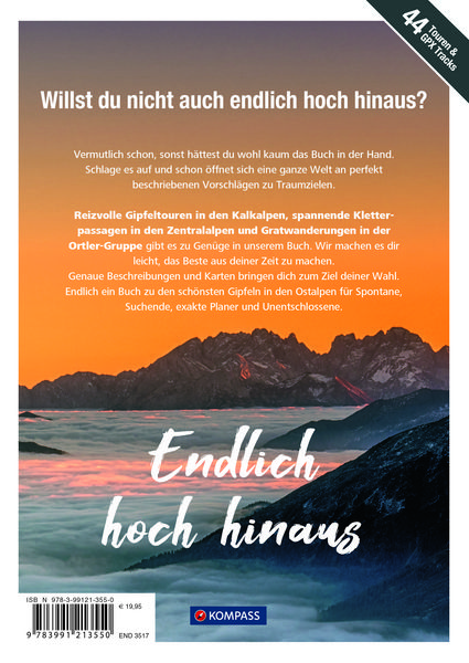 Produktbild: KOMPASS Endlich Hoch hinaus - Ostalpen