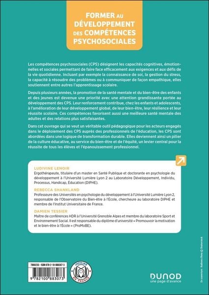 Produktbild: Former au d&eacute;veloppement des comp&eacute;tences psychosociales