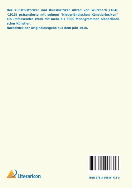 Produktbild: Niederl&auml;ndisches K&uuml;nstler-Lexikon