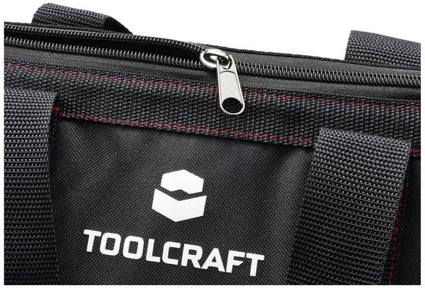 Produktbild: TOOLCRAFT TO-9073200 Universal Werkzeugtasche mit gro&szlig;er &Ouml;ffnung (L x B x H) 320 x 210 x 230 mm